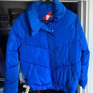 Royal Blue Puffer Jacket
